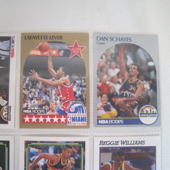 Lot of 6 Denver Nuggets NBA Player Cards - Picture 5 of 6